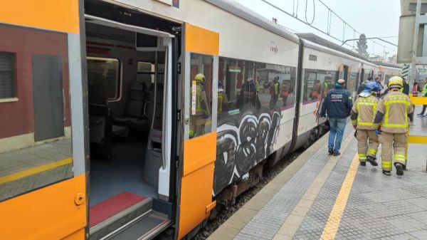Accident ferroviari a l'estació de Montcada-Manresa