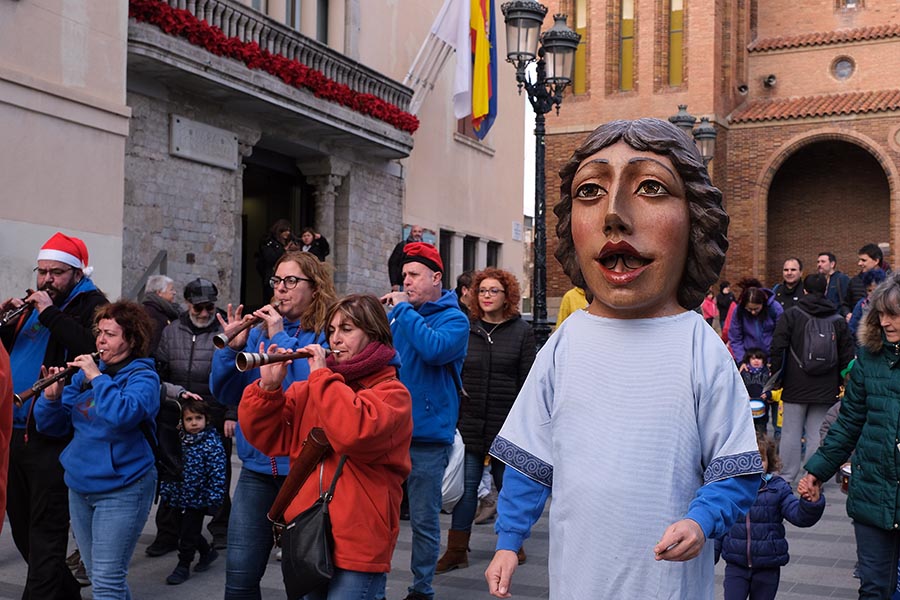 Despedimos el año en Cornellà con la "Dona dels Nassos"