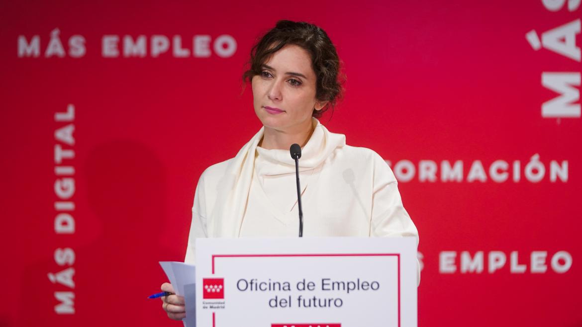 Díaz Ayuso anuncia un nuevo sistema de atención más personalizada e innovadora en las oficinas regionales de empleo