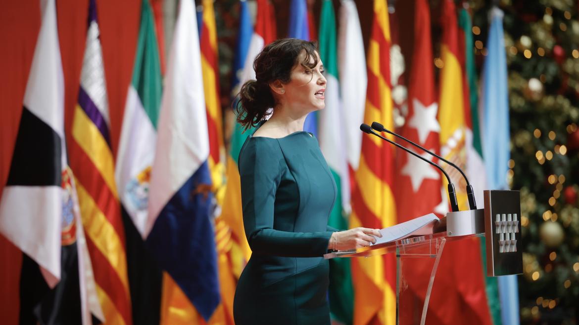 Díaz Ayuso reivindica una “España fiel” con voluntad “firme y profunda” de convivir “en democracia y libertad”