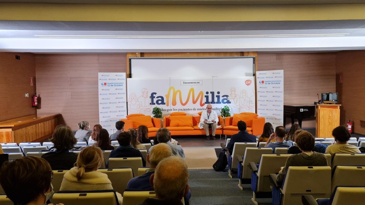 Hematólogos, pacientes y familiares del Hospital 12 de Octubre comparten experiencias sobre cómo vivir con un mieloma múltiple