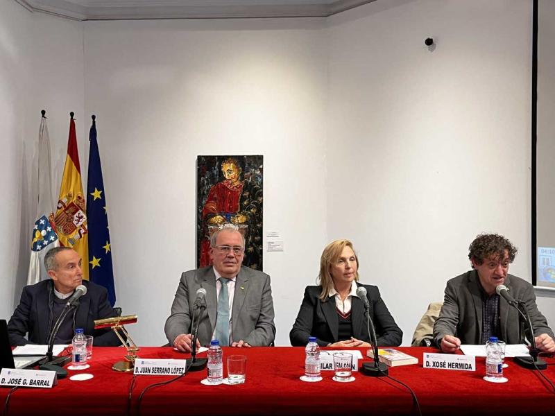 José Barral presenta na Casa de Galicia o seu libro, “Cruzados polos camiños. Conxeturas compostelás sobre un Papa ilustrado”