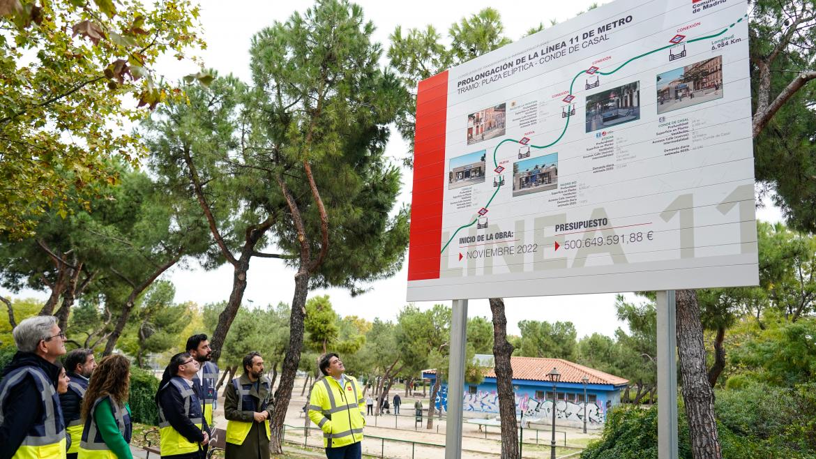 La Comunidad de Madrid da luz verde a 8,1 millones para comenzar el proyecto de ampliación de la Línea 11 de Metro