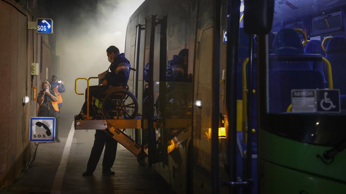 La Comunidad de Madrid realiza un simulacro de incendio y evacuación en infraestructuras de transporte público