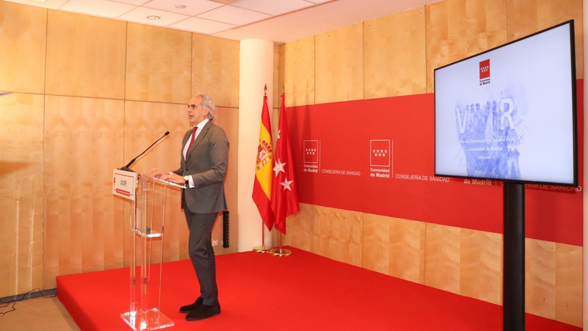 La Comunidad de Madrid refuerza sus actuaciones en materia de salud mental con el nuevo Plan de Prevención del Suicidio