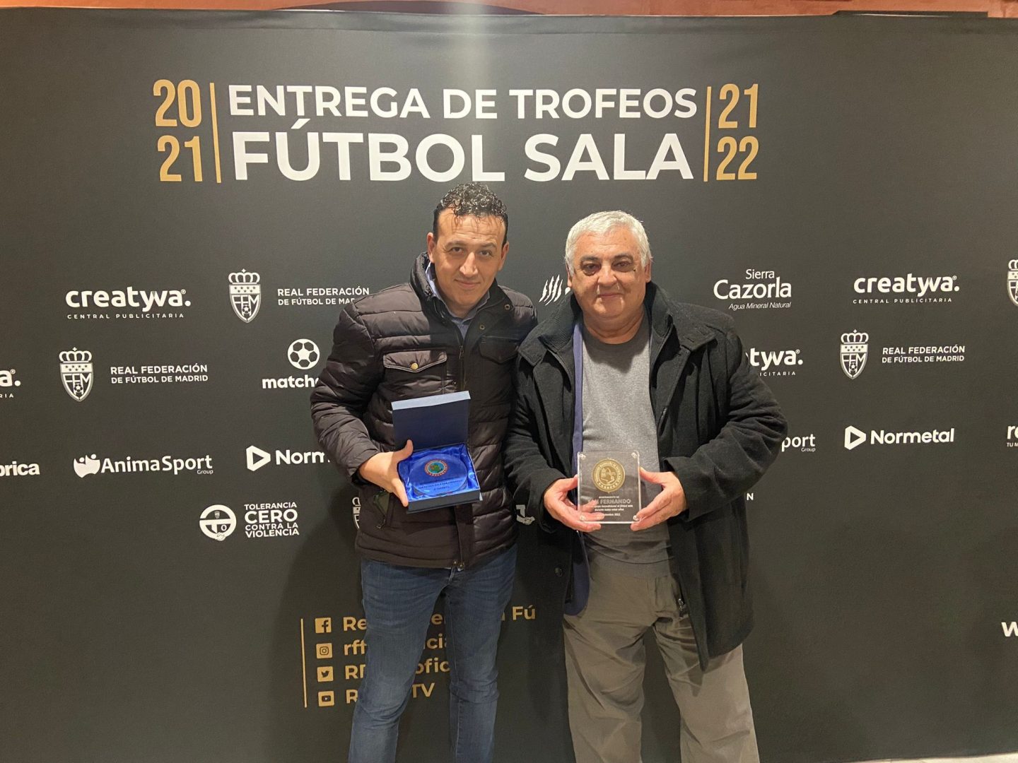 La Federación Madrileña de Fútbol Sala reconoce el trabajo de la Concejalía de Deporte y su apuesta por esta práctica