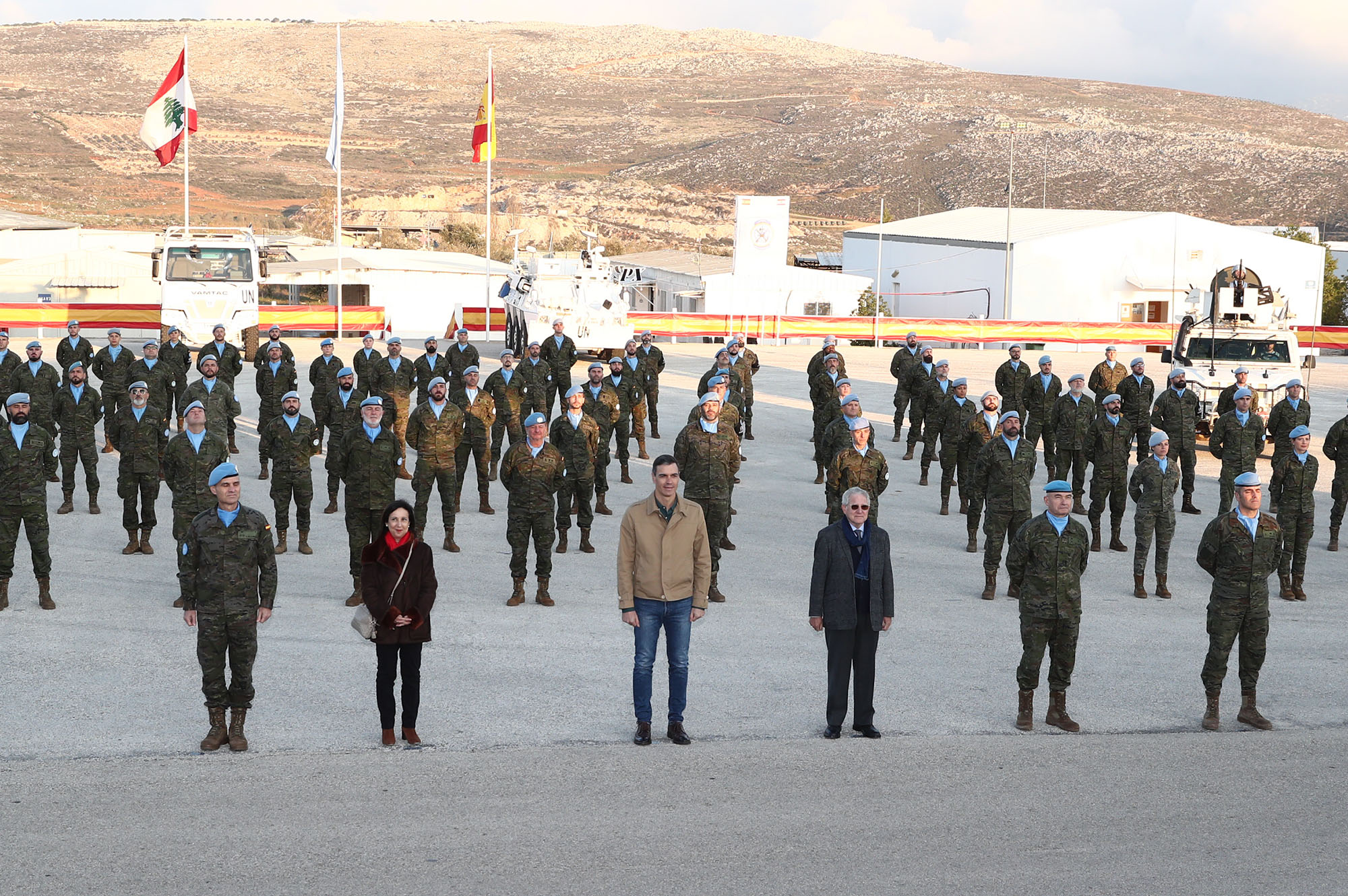 La labor de las tropas españolas en Líbano es "la expresión tangible de la contribución de España a la paz mundial" [Presidente/Actividad]