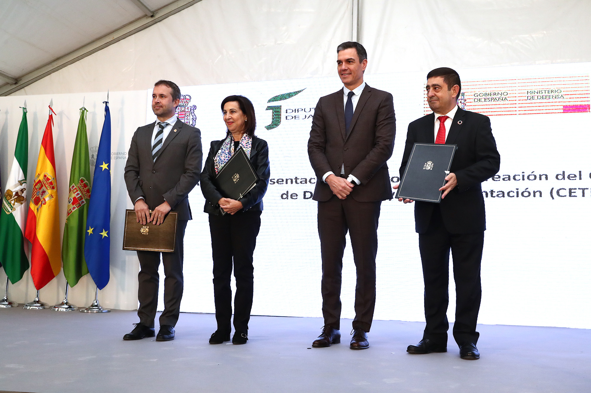 Pedro Sánchez anuncia una inversión de 222 millones de euros para el proyecto del CETEDEX en Jaén, que permitirá crear más de 2.600 empleos