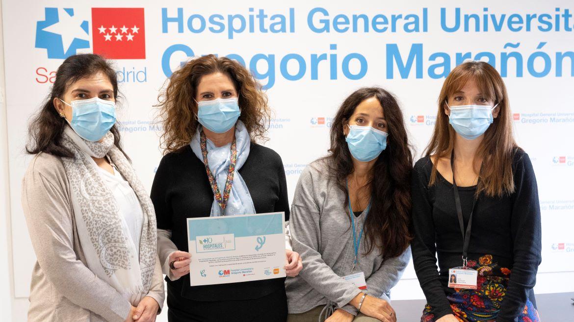 Premio al "Plan Azul" del Hospital Gregorio Marañón, por su compromiso contra el cambio climático
