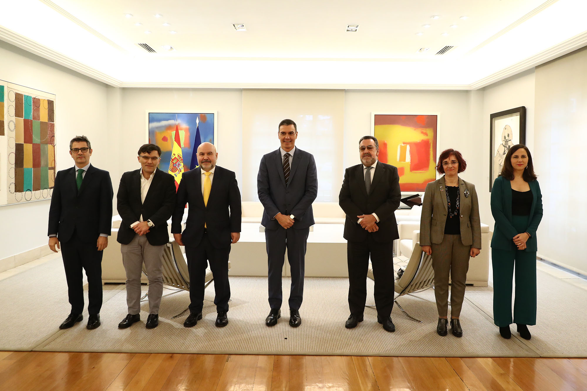 Sánchez se compromete con el CERMI a impulsar la agilización de la tramitación parlamentaria de la reforma del artículo 49 de la Constitución