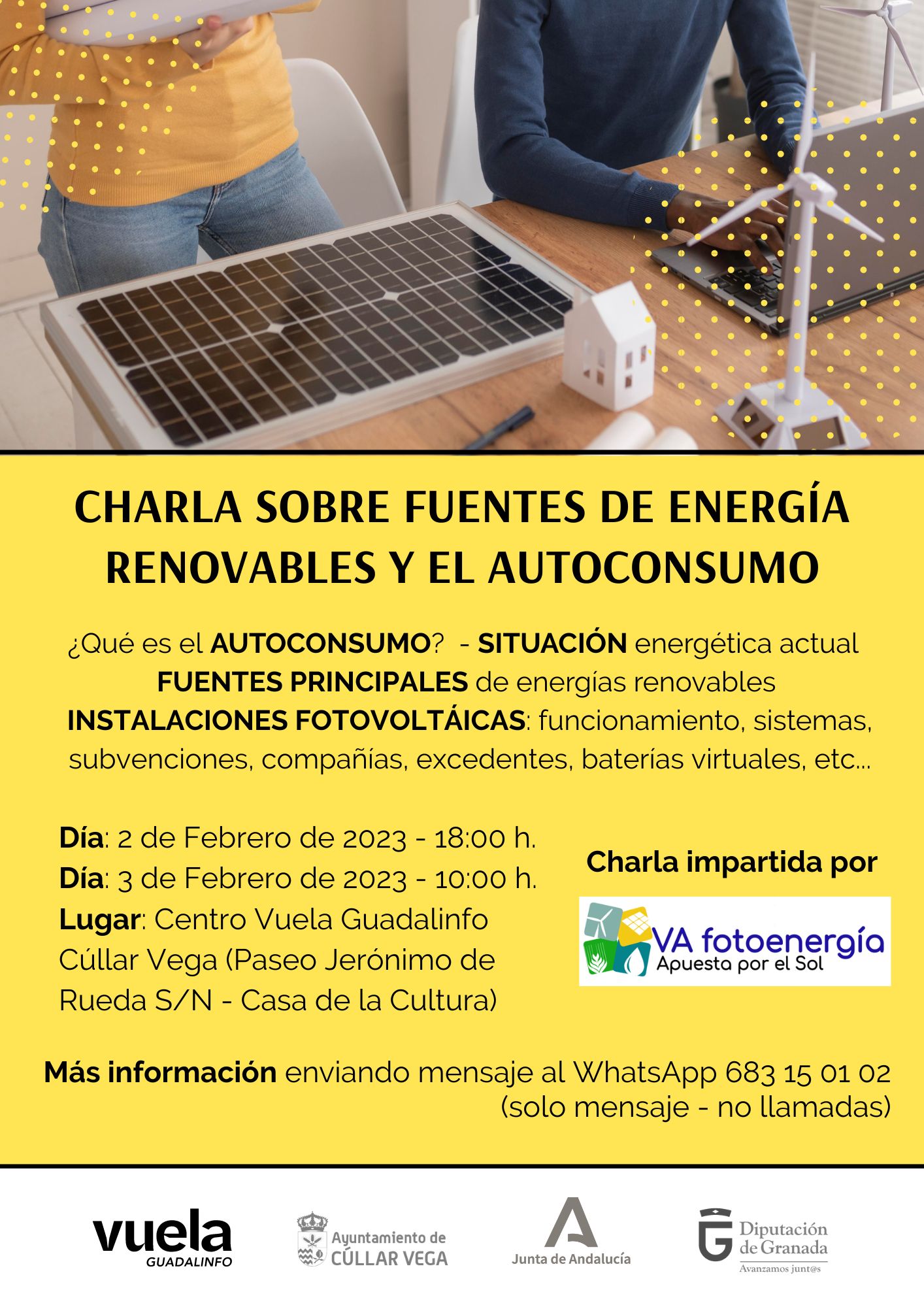 Charla sobre de "Fuentes de Energía Renovables y Autoconsumo"