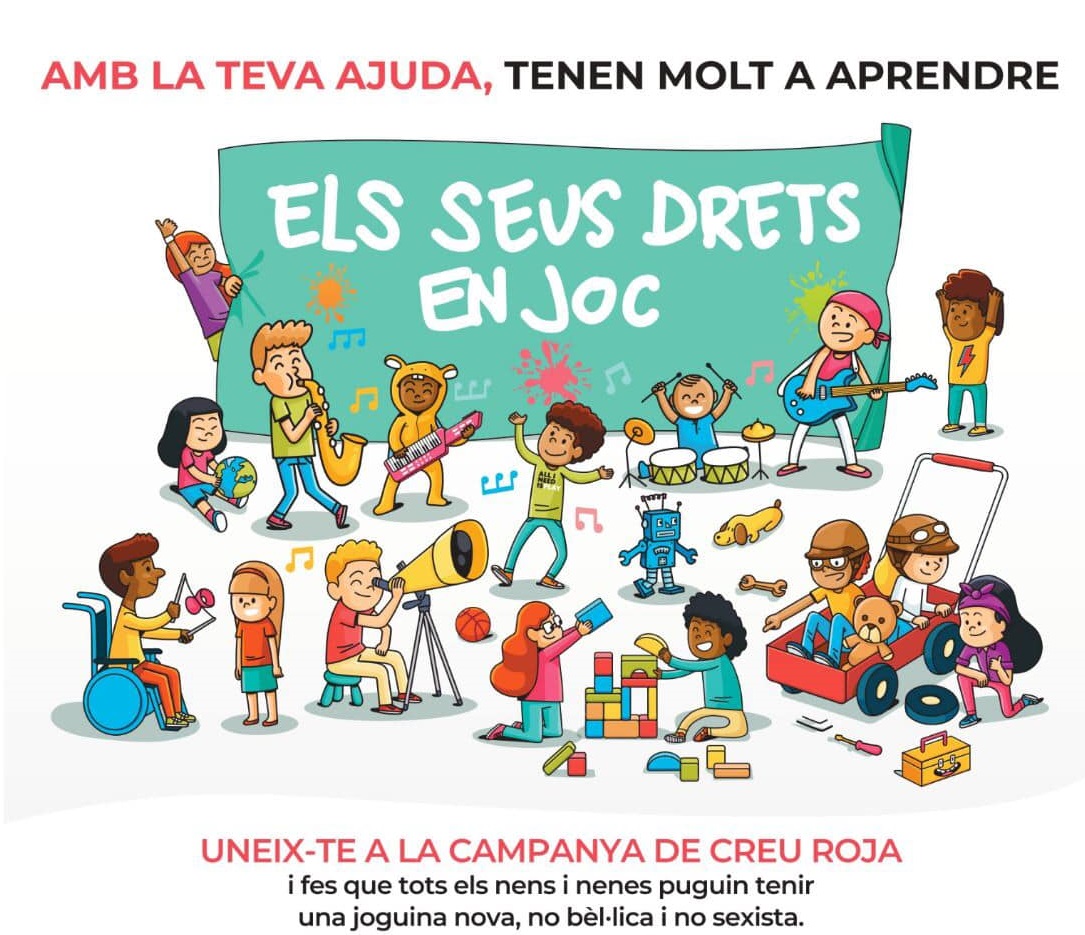Colabora con la campaña de recogida de juguetes de la Cruz Roja