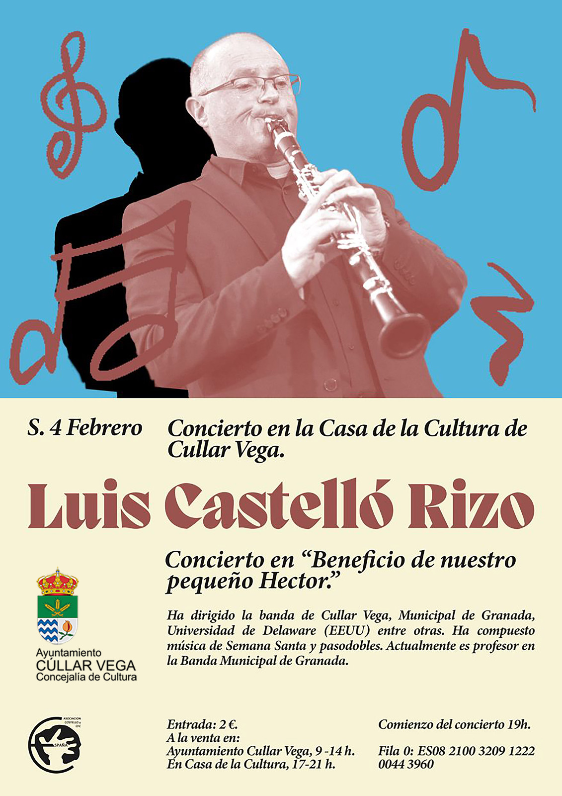 Concierto de Luis Castelló Rizo en beneficio del pequeño Héctor
