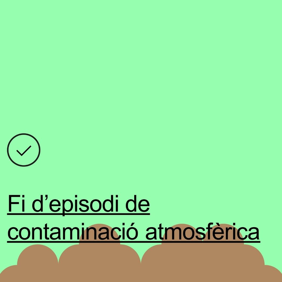 Fi de l&#039;episodi de contaminació atmosfèrica