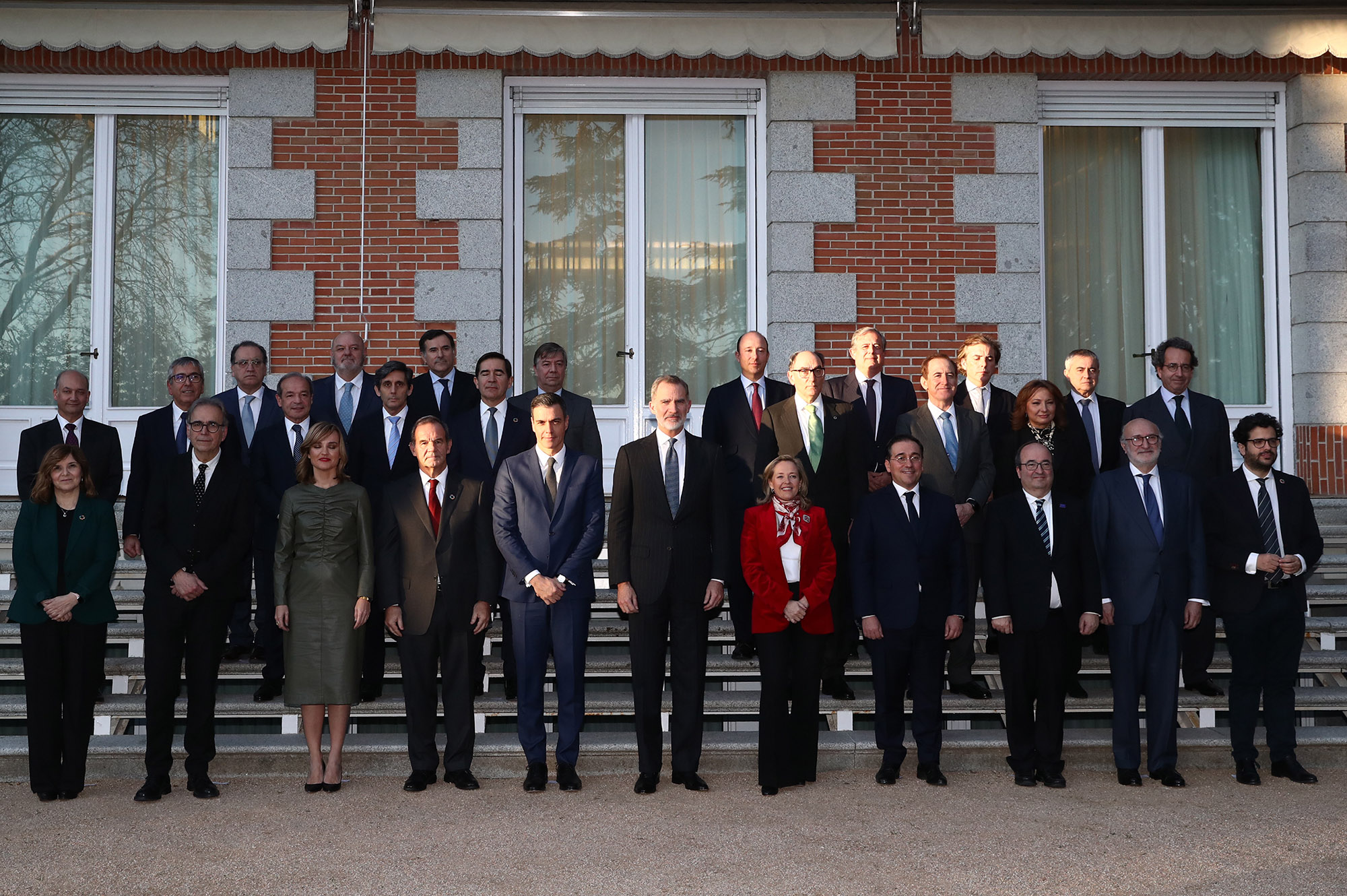 La Moncloa. 25/01/2023. El presidente Sánchez asiste a la 33ª reunión ordinaria del Patronato de la Fundación Carolina [Presidente/Actividad]