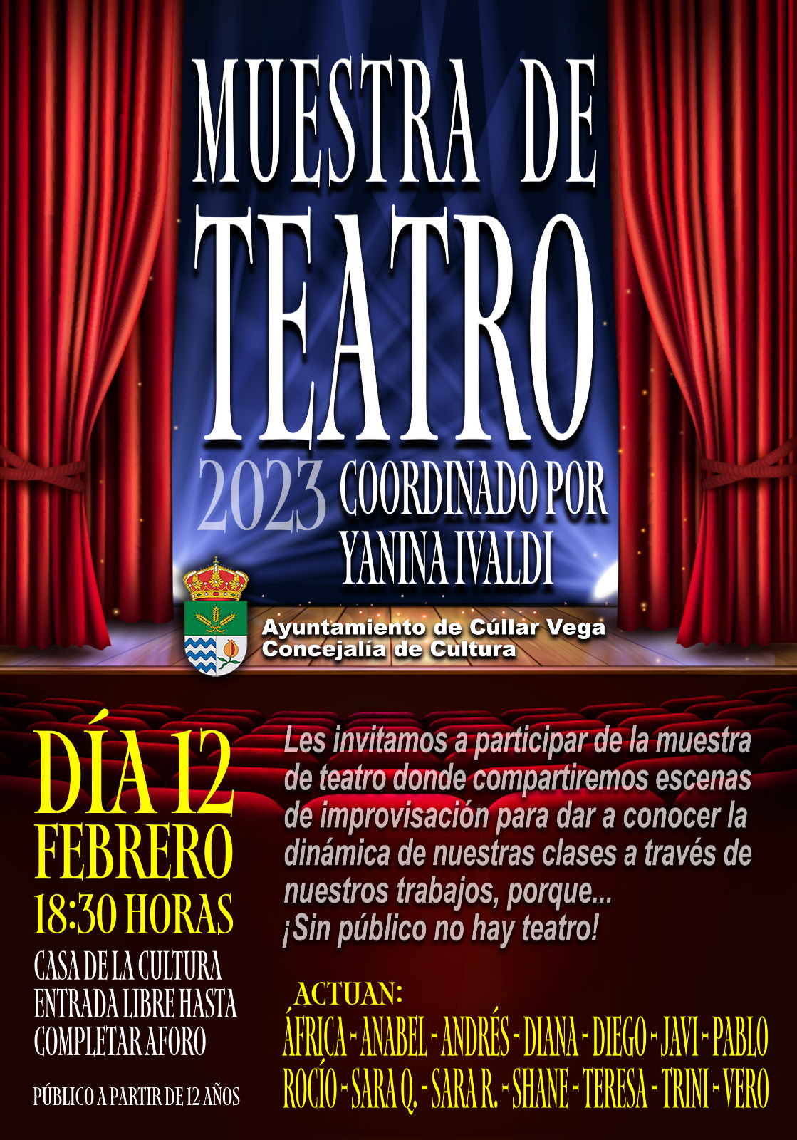 Muestra de Teatro 2023 - Ayto. Cúllar Vega