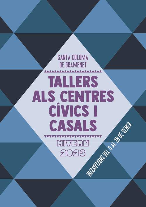 Nova programació d&#039;hivern de tallers als centres cívics