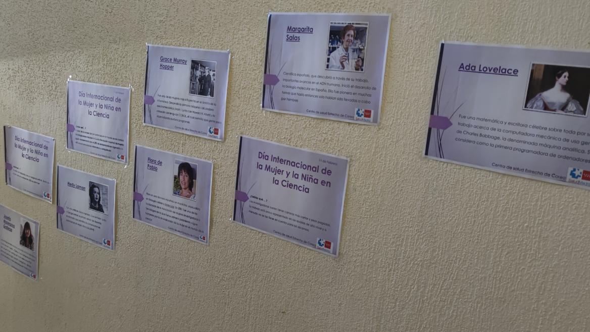 El Centro de Salud Estrecho de Corea acoge una exposición sobre la contribución de las mujeres científicas