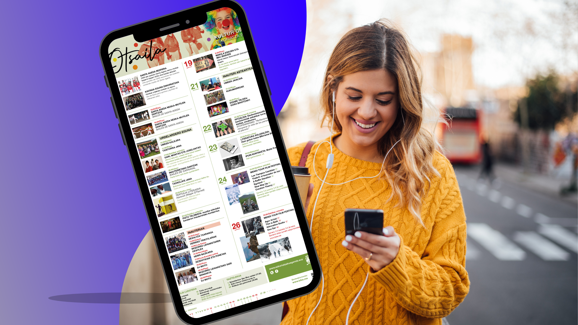 Jaso Eskoriatzako kultur gida WhatsApp-ez