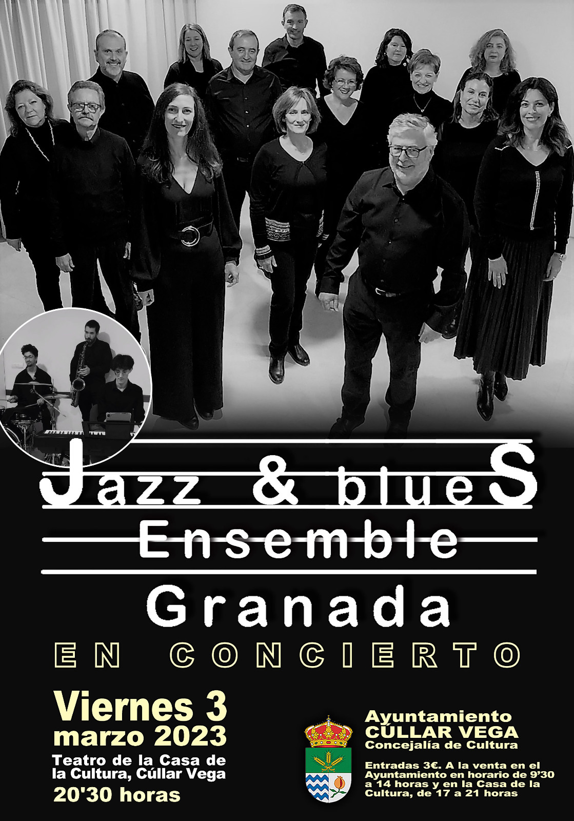 Jazz &amp; Blues Ensemble Granada en Concierto en Cúllar Vega