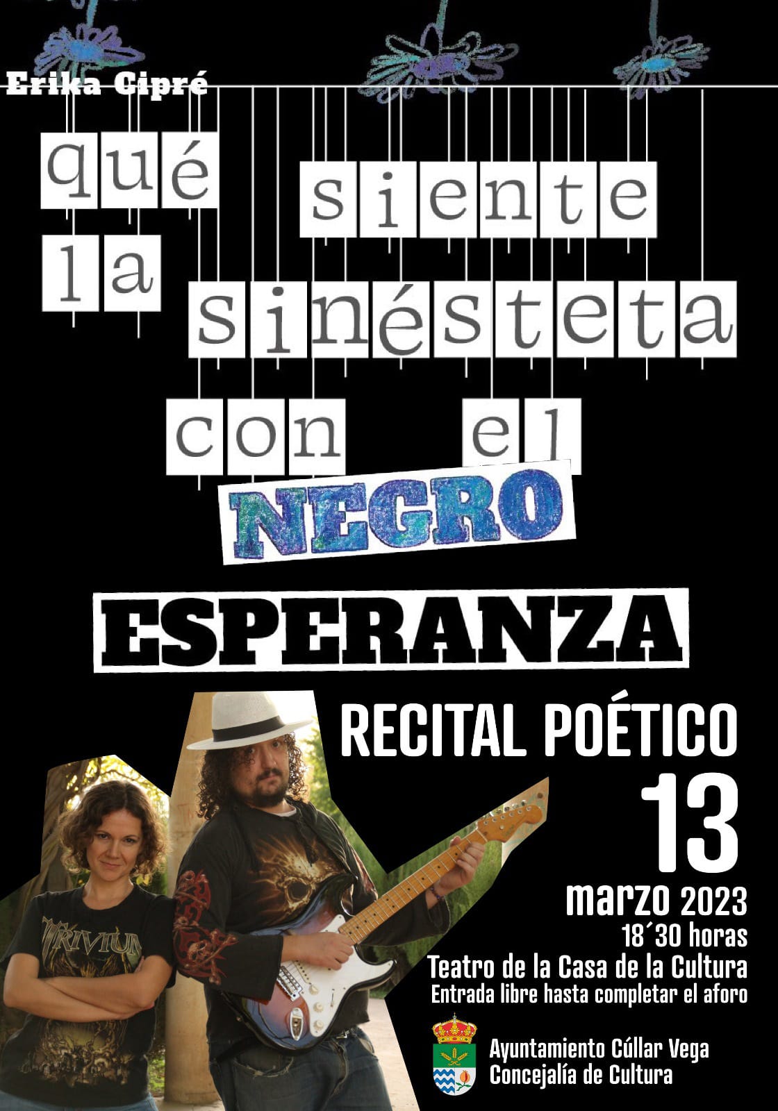 Recital Poético «qué siente la sinésteta con el negro esperanza»