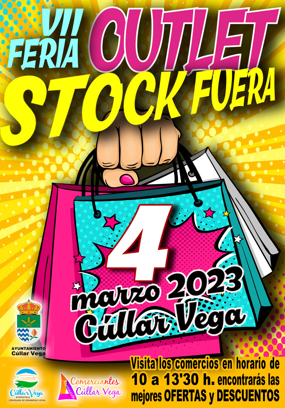 Los comercios de Cúllar Vega sacarán este sábado su stock a la calle