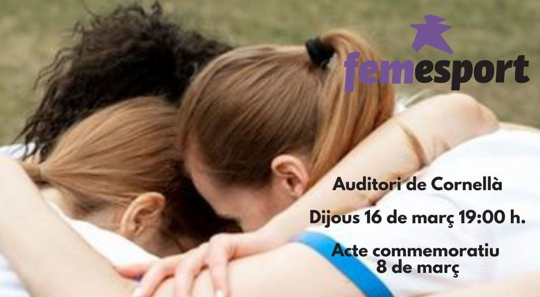 Cornellà organiza 'Fem Esport', un acto en reconocimiento del deporte femenino de la ciudad