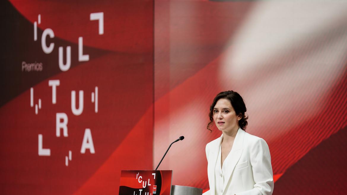 Díaz Ayuso entrega los XXI Premios de Cultura de la Comunidad de Madrid a 13 referentes de las artes en “una celebración de la libertad y el talento”