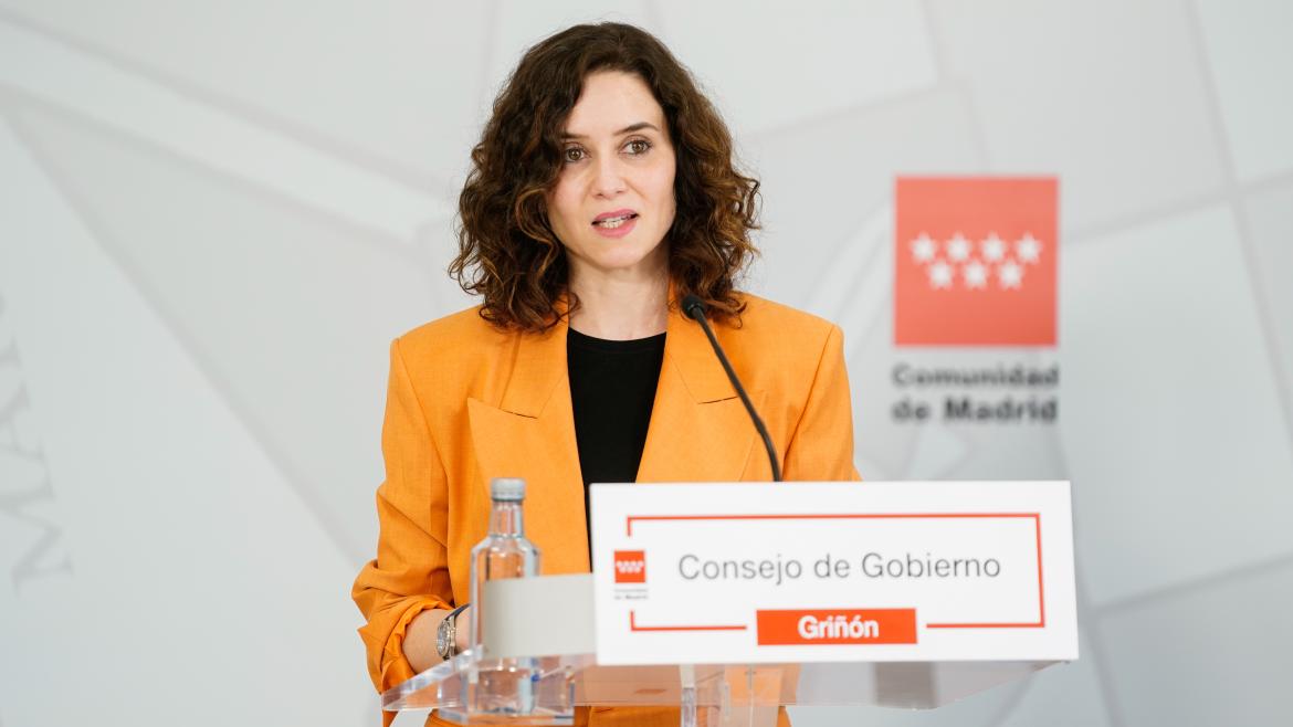 Díaz Ayuso expone las inversiones en Griñón con 6 millones en atención social a mayores y un 15% más para obras públicas