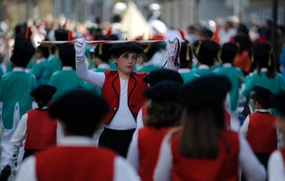 Ensayos de la tamborrada infantil-juvenil del 1 de mayo