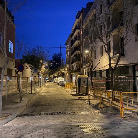 Iniciades les obres de pacificació del carrer d&#039;Eugeni d&#039;Ors
