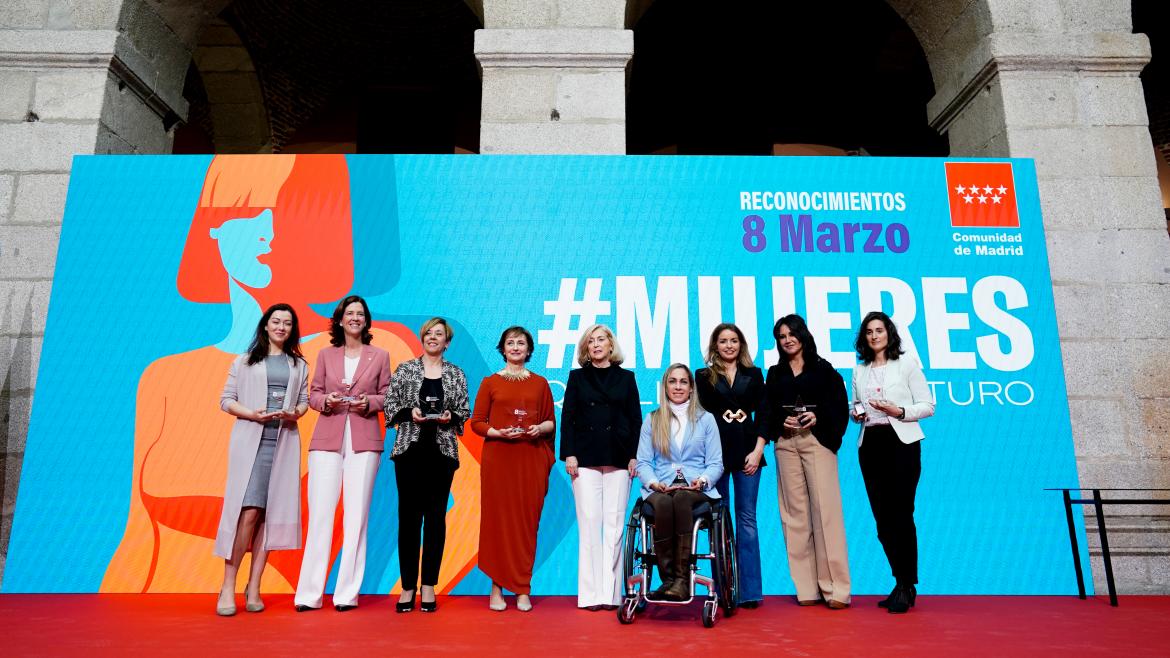La Comunidad de Madrid entrega los Reconocimientos 8 de Marzo a mujeres destacadas por su talento y liderazgo