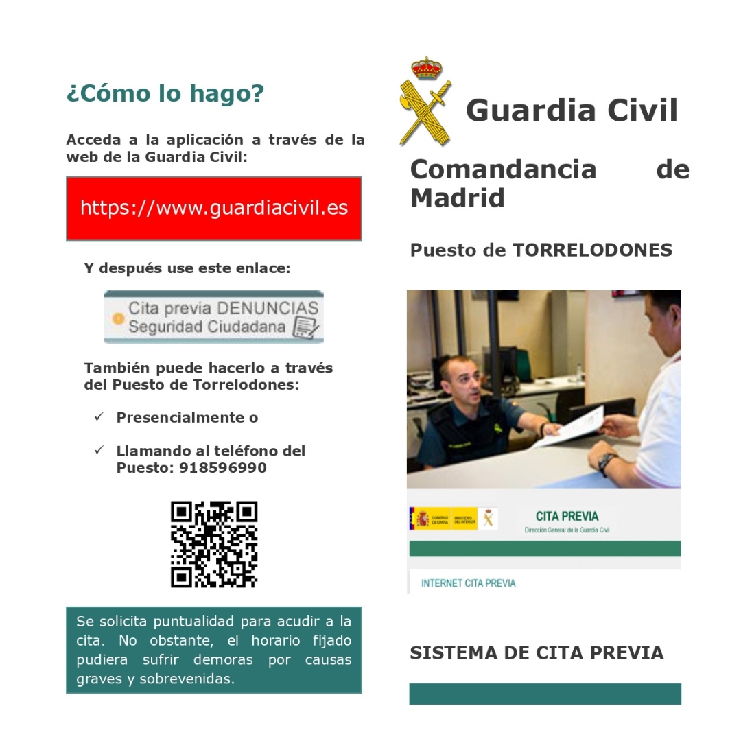 La Guardia Civil implanta un sistema de Cita Previa