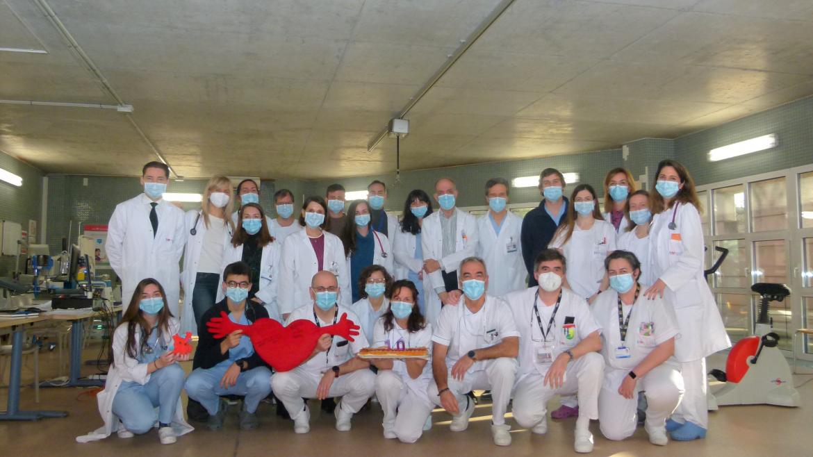 La Unidad de Rehabilitación Cardiaca del Hospital Fundación Alcorcón cumple 10 años de actividad, con más de mil pacientes atendidos