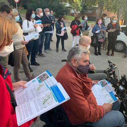 Passejades urbanes per conèixer com avancen les obres del soterrament