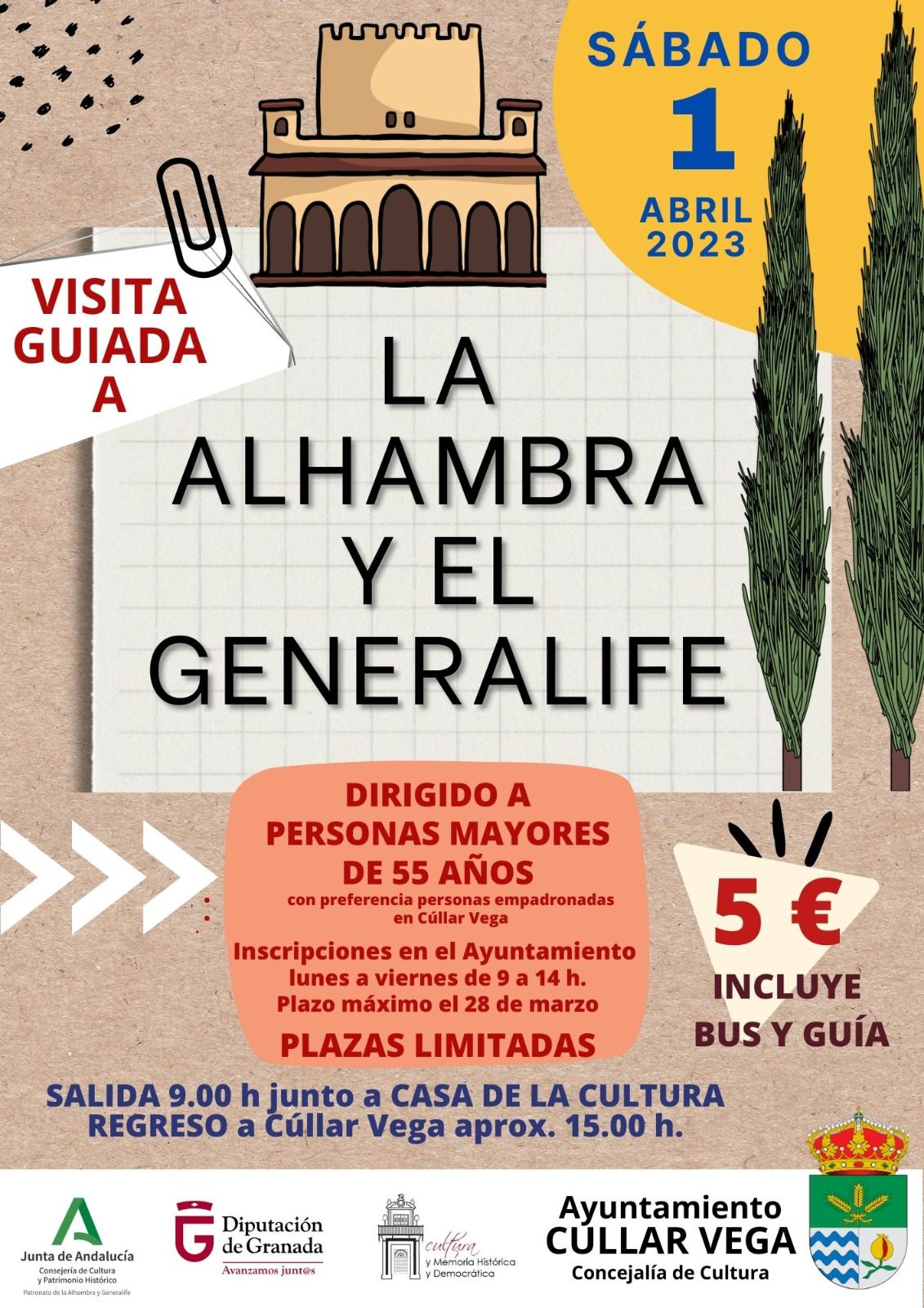Visita guiada a la Alhambra y Generalife