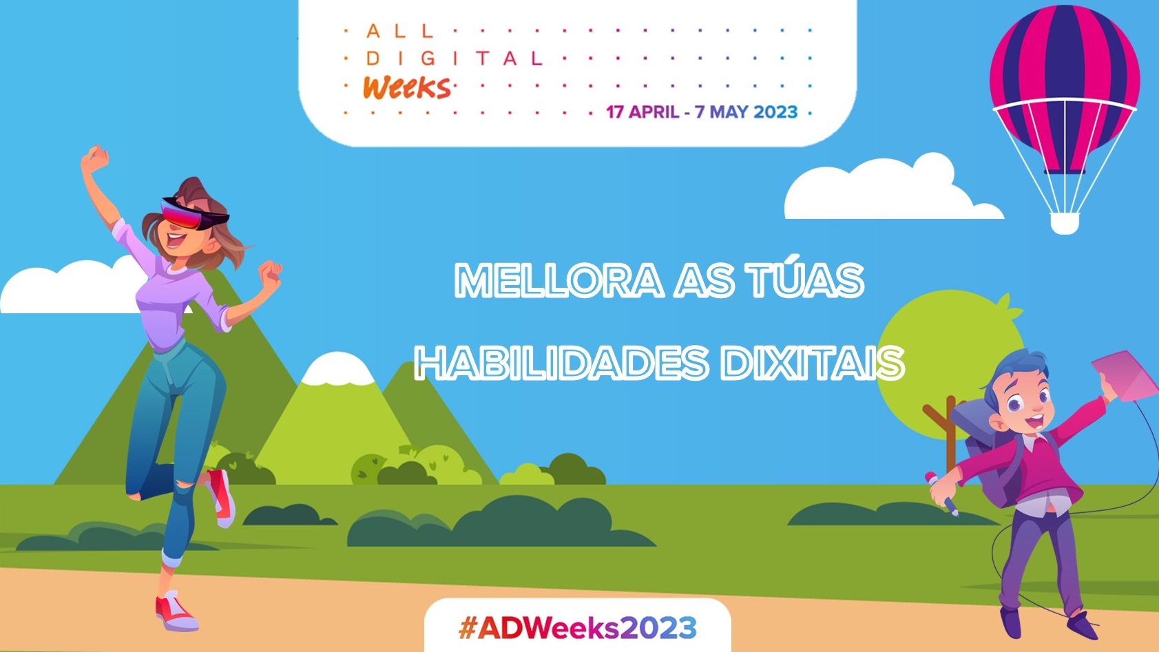 A Axencia para a Modernización Tecnolóxica súmase á campaña europea “All Digital Weeks 2023” cun programa de actividades para mellorar as habilidades dixitais da cidadanía