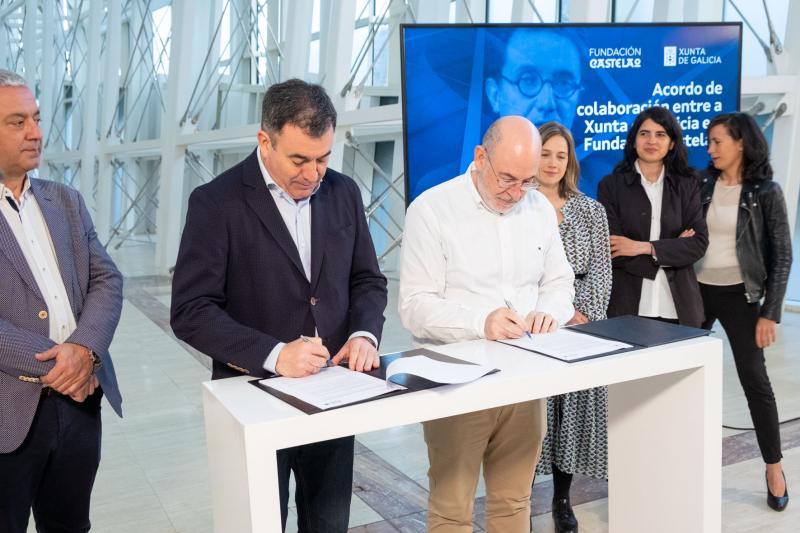 A Xunta e a Fundación Castelao asinan un acordo para a instalación dunha sede no Gaiás onde realizar actividades divulgativas e culturais