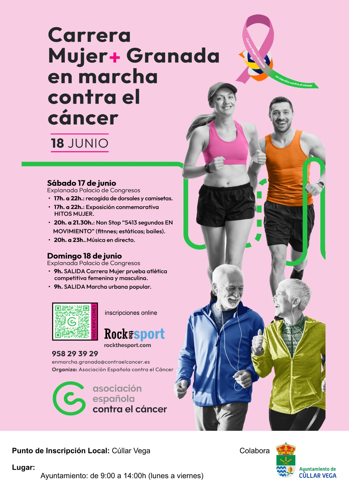 Carrera Mujer+ Granada en marcha contra el cáncer - 18 de junio