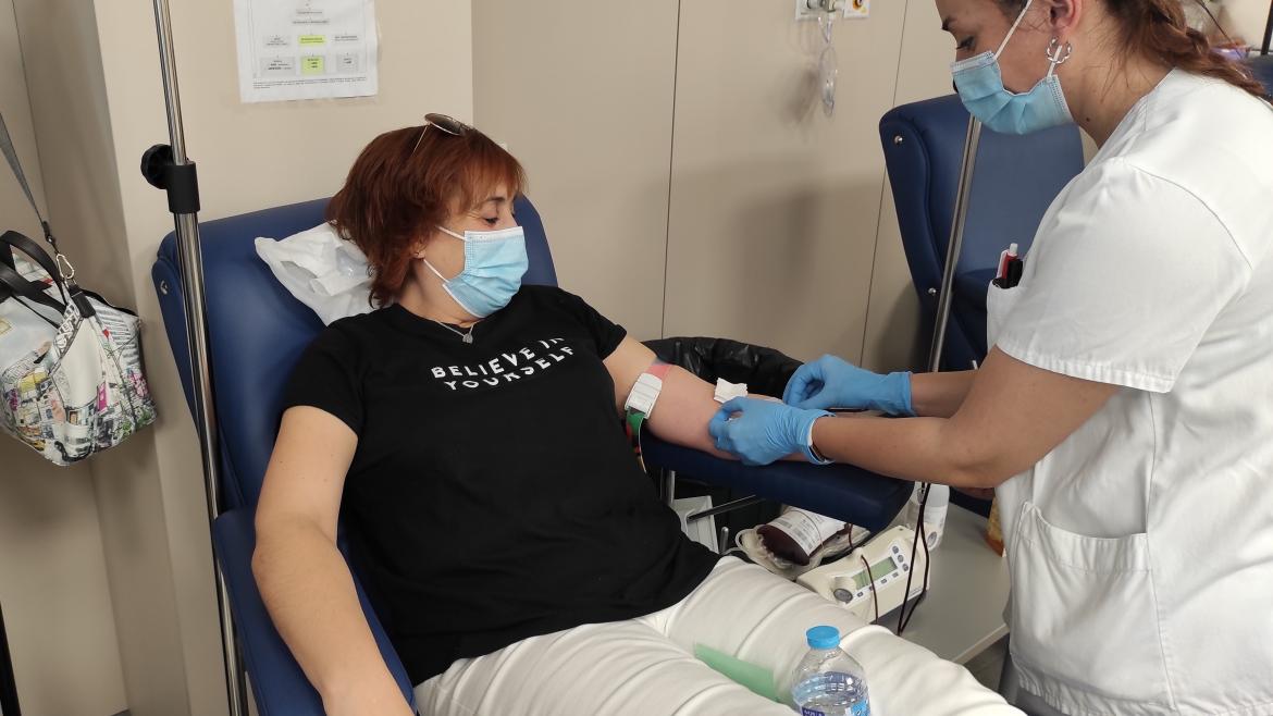 Casi 200 personas participan en el maratón de donación de sangre del Hospital Universitario de Fuenlabrada