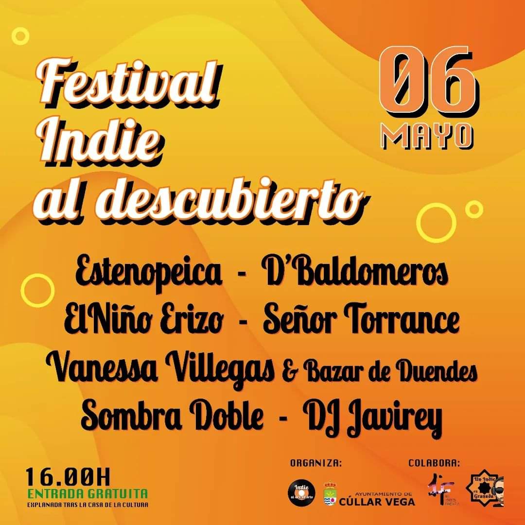 Cúllar Vega celebrará su primer festival de música 'Indie al Descubierto' con entrada gratuita