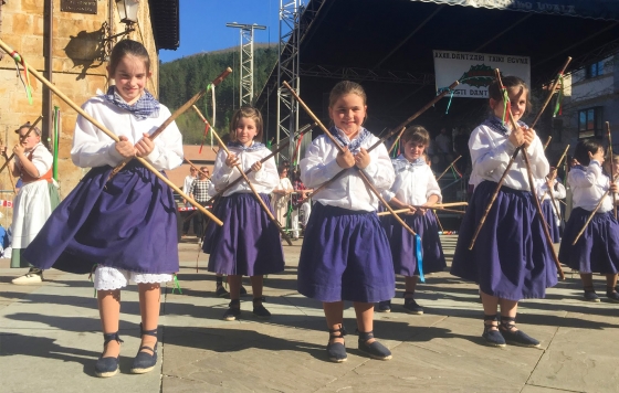 Dantzari Txiki Eguna en Legazpi