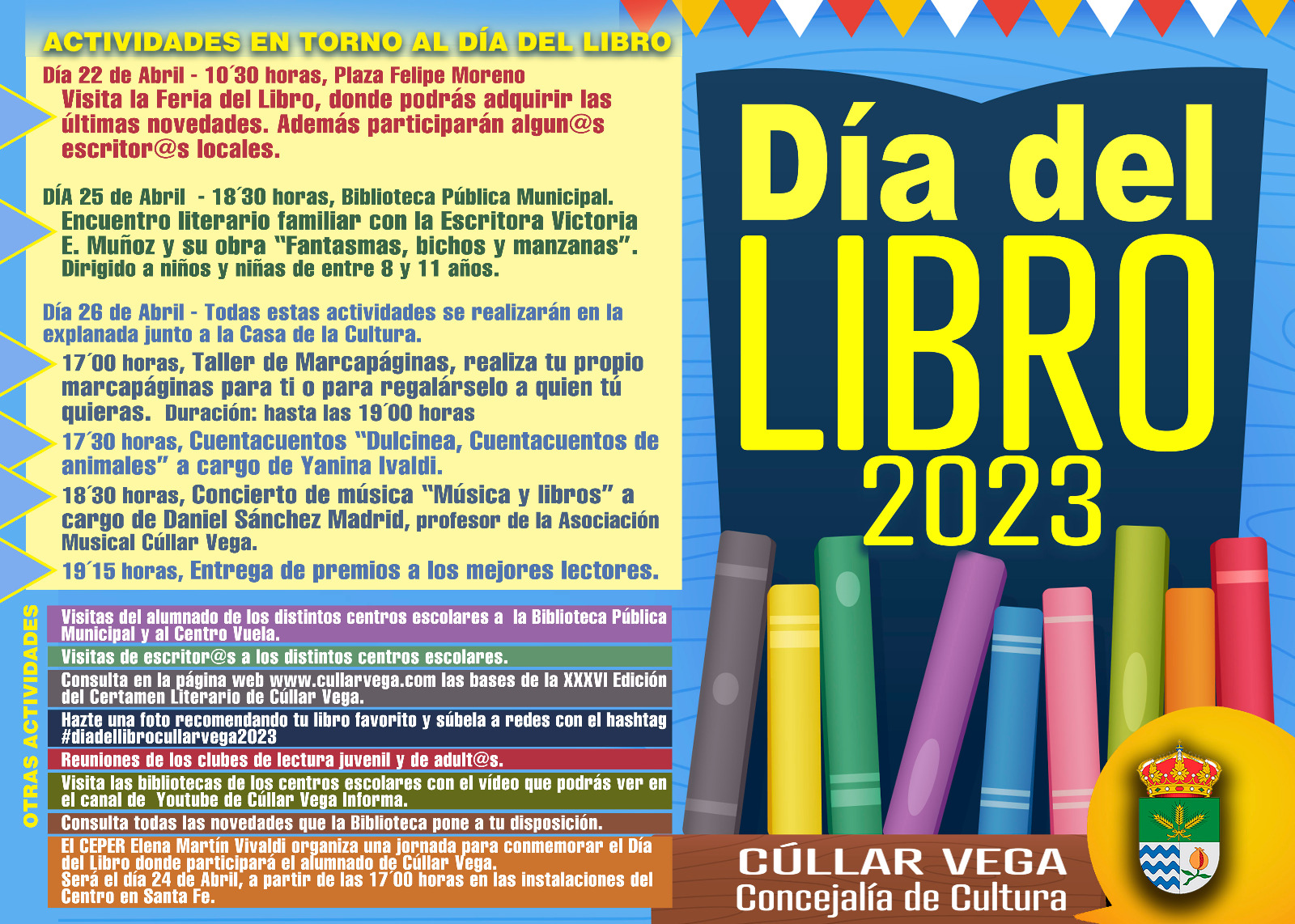 Feria del Libro 2023 en Cúllar Vega