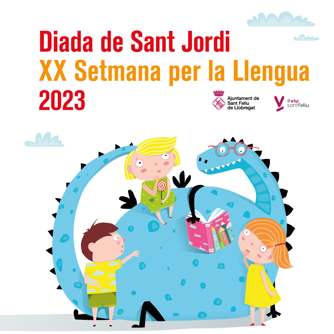 Sant Feliu prepara diverses activitats per celebrar Sant Jordi i la XX Setmana per la Llengua
