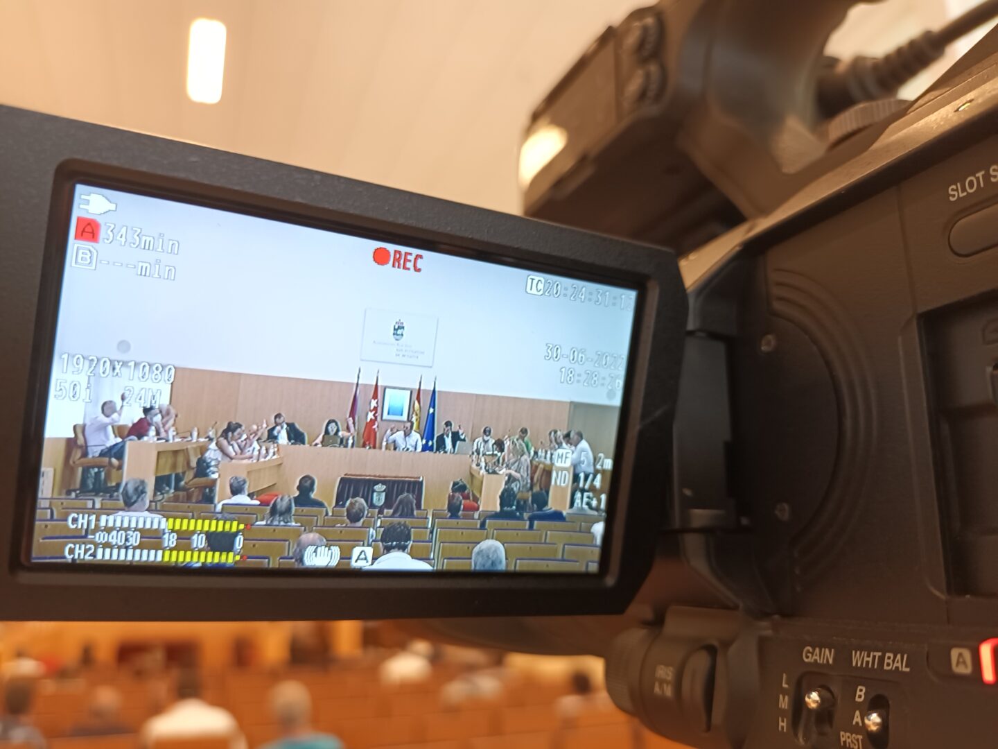 Sesión Plenaria ordinaria del mes de abril. Hoy en streaming a las 18 h.