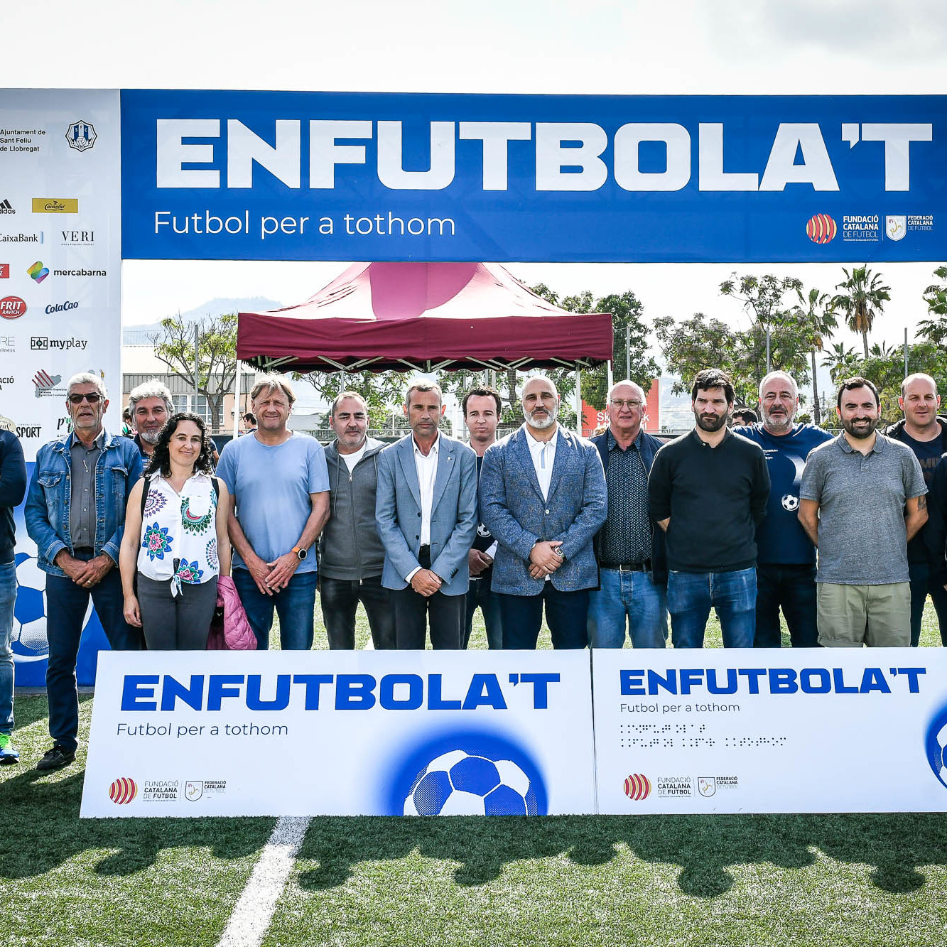 850 jugadors i jugadores amb diversitat funcional celebren a Sant Feliu el 5è &#039;Enfutbola&#039;t. Futbol per a tothom&#039;