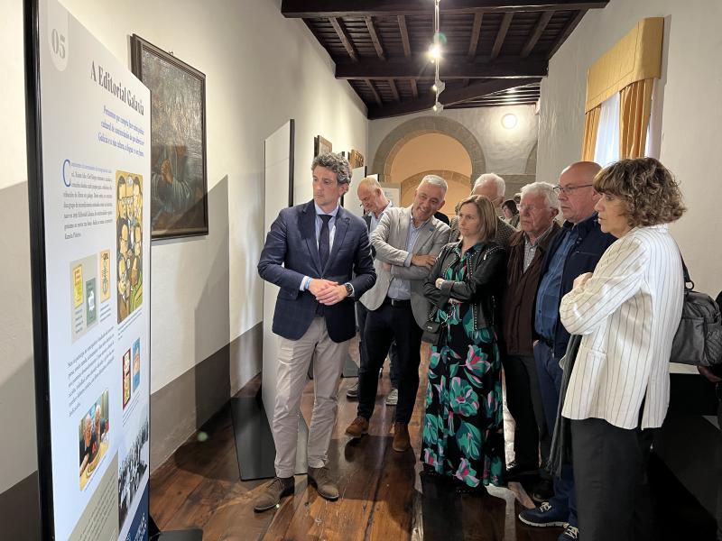 A Xunta e Galaxia inauguran en Lourenzá a exposición ao redor das Letras Galegas "Francisco Fernández del Riego. Cos ollos do seu espírito"
