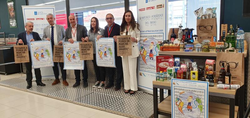 A Xunta e Vegalsa-Eroski celebran as Letras Galegas cunha campaña que homenaxea a Francisco Fernández del Riego
