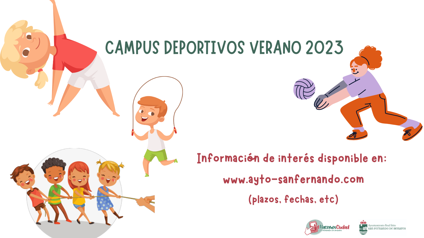 Campus Deportivos Verano 2023 - Ayuntamiento de San Fernando de Henares