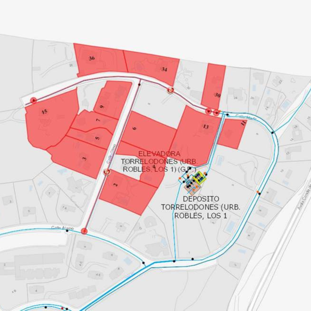 Corte en el suministro de agua en las calles Abeto y Olmo